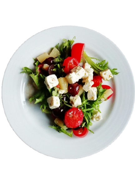 Inny zdrowy posiłek na talerzu